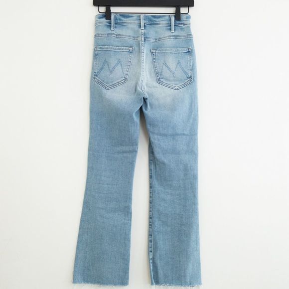 Mother Denim Au Revoir The Hustler Ankle Fray Flare Jeans Size 26 - Picture 8 of 15